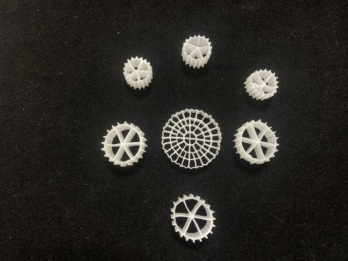 Atıksu Arıtımı İçin Beyaz FDA 11X7mm Biyofilm Reaktörleri 1